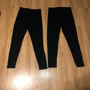 2 black leggings from PINK